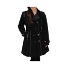 Excelled Faux-wool Belted Trench Coat