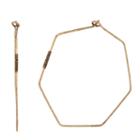 Bleu&trade; Gold-tone Hoop Earrings