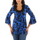 24/7 Comfort Apparel European Vogue Tunic Top