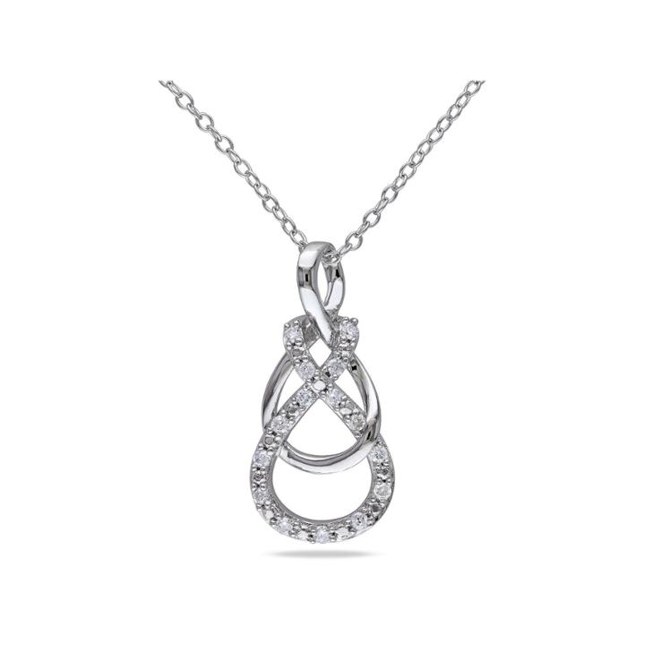 1/6 Ct. T.w. White Diamond Pendant Necklace