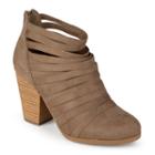 Journee Collection Selena Strappy Ankle Womens Booties