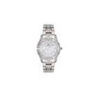 Bulova Womens Crystal-accent Silver-tone Bracelet Watch 96l116