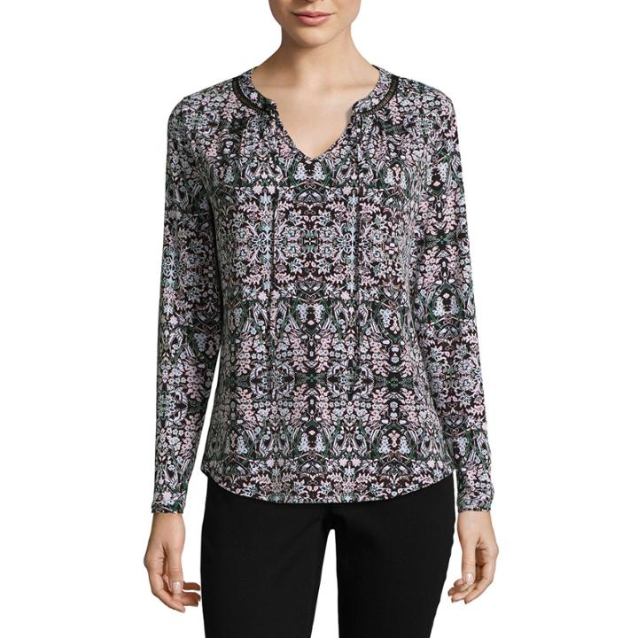 Liz Claiborne Tie Top- Talls