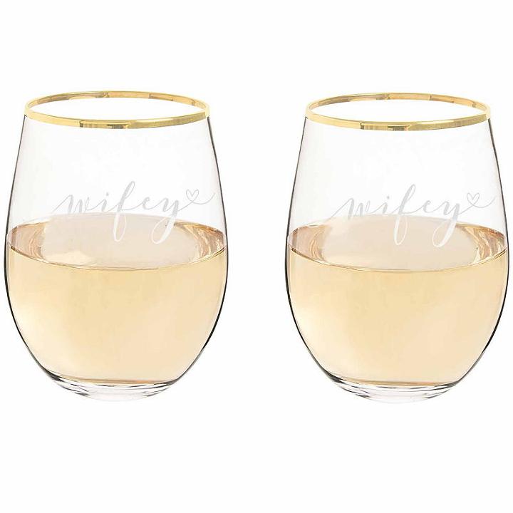 Cathy's Concepts 2-pack Wine Glass