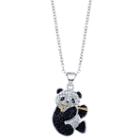 Crystal Sophistication Crystal Silver Over Brass Pendant Necklace
