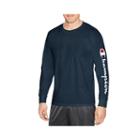 Champion Graphic Jersey Long Sleeve Crew Neck T-shirt-athletic