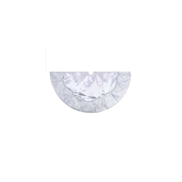 Kurt Adler 48 Inch Printed Border Tree Skirt