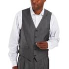 Steve Harvey 5-button Striped Suit Vest
