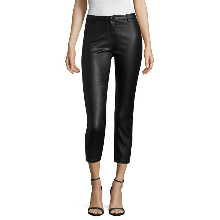 Buffalo Jeans Skinny Fit Coated Cropped Pants