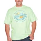 Izod Graphic Short Sleeve Crew Neck T-shirt- Big And Tall