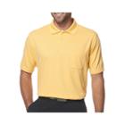 Pga Tour Mens Mini-grid Polo Shirt With Pocket