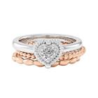 Personally Stackable 3-pc. Two-tone Ring Set