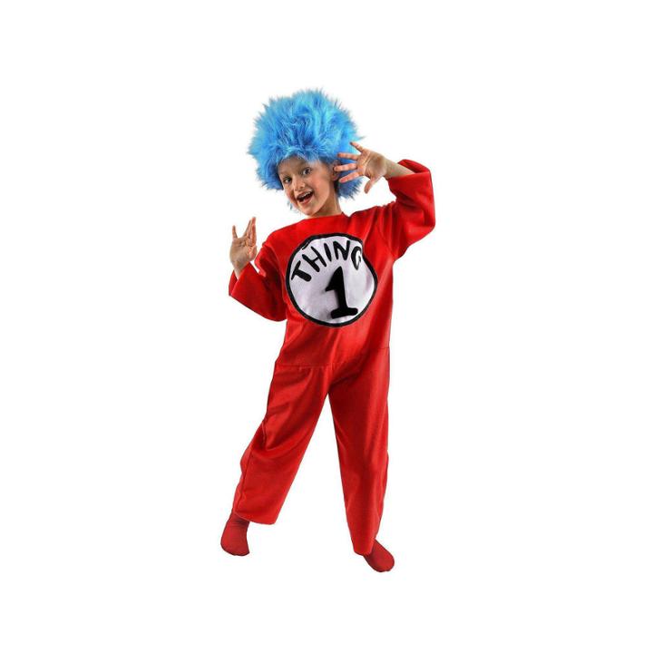 Dr. Seuss Cat In The Hat Thing 1 Or Thing 2 Childcostume Sale Size Medium