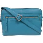 Great American Leatherworks Leather Braided Accent Crossbody Bag