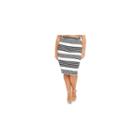 Fashion To Figure Carina Striped Pencil Skirt - Plus