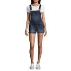 Blue Spice 2 1/2 Denim Shortalls-juniors