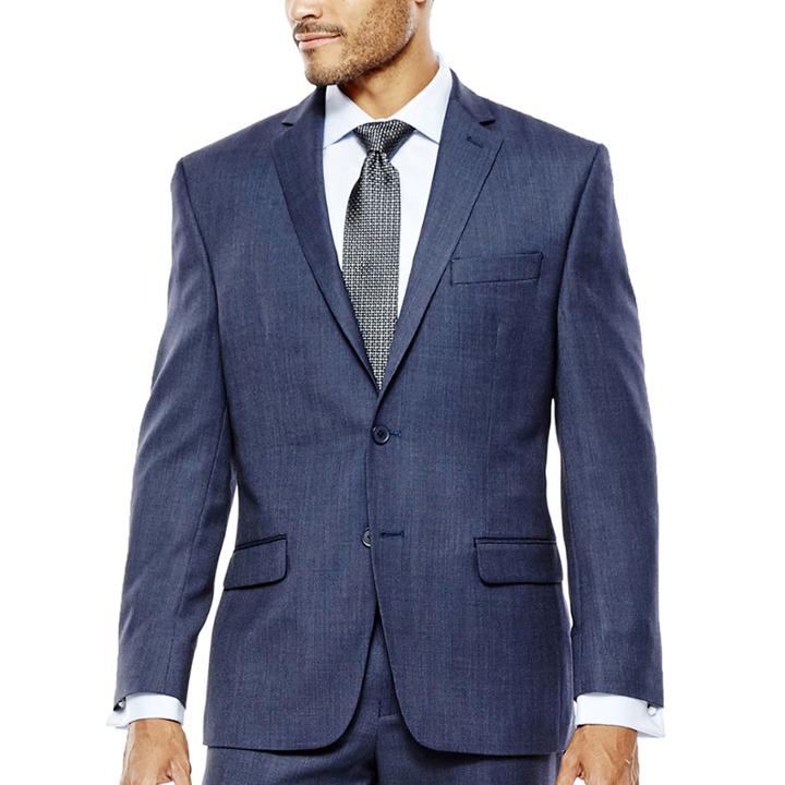 Collection By Michael Strahan Birdseye Suit Jacket - Classic Fit