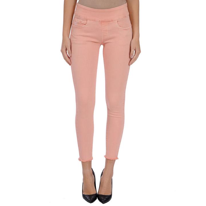 Lola Jeans Julia Mid-rise Pull On Ankle
