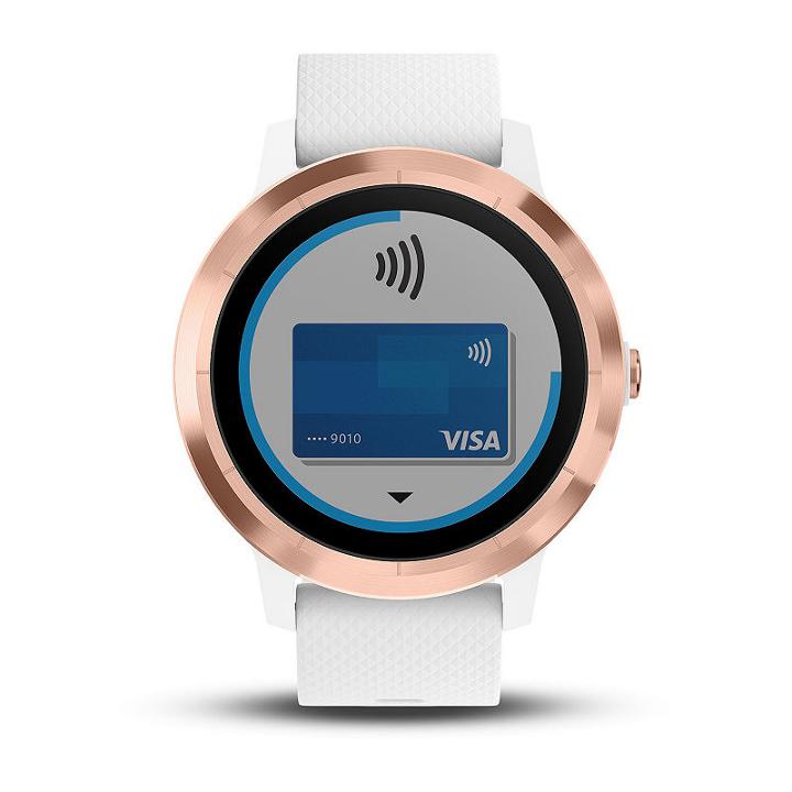 Garmin Vivoactive Unisex White Smart Watch-010-01769-09