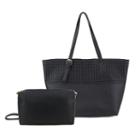 Olivia Miller Irena Perforated Tote Bag With Accessory Pouch
