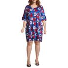 Lark Lane Must Have Flounce Sleeve Daisy Dress- Plus