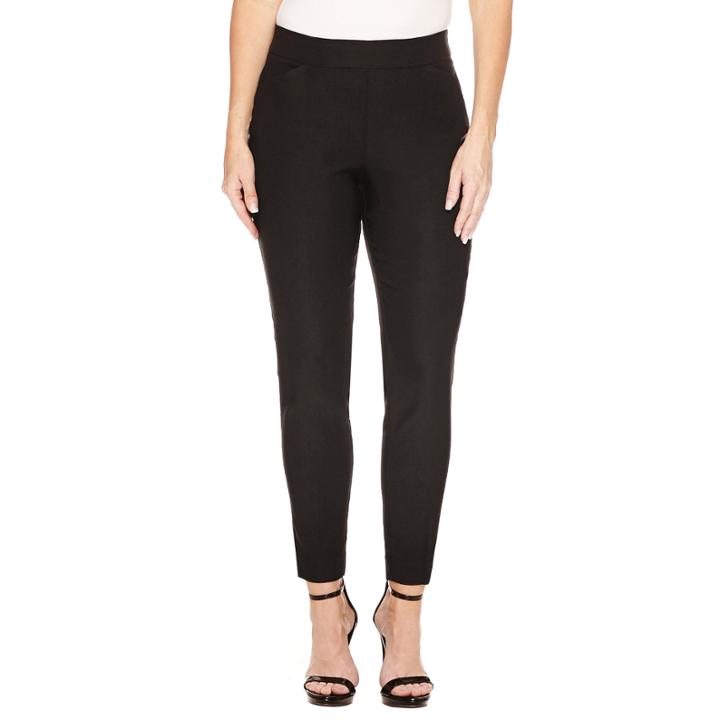 Worthington Slim Fit Pull-on Ankle Pants-petites
