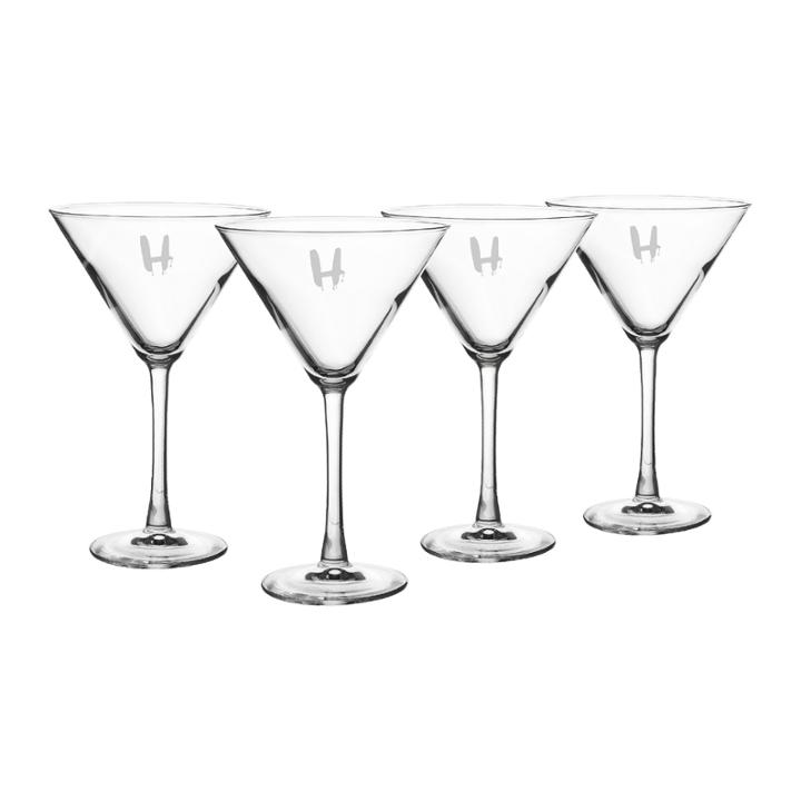 Cathy's Concepts Set Of 4 Personalized Spooky 10-oz. Martini Glasses