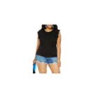 Fashion To Figure Willow Solid Short Flutter Sleeve Knit T-shirt-plus