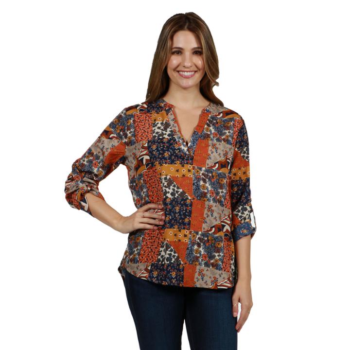 24/7 Comfort Apparel Nashville Tunic Top