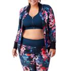 Rainbeau Curves Morgan Print Bomber - Plus