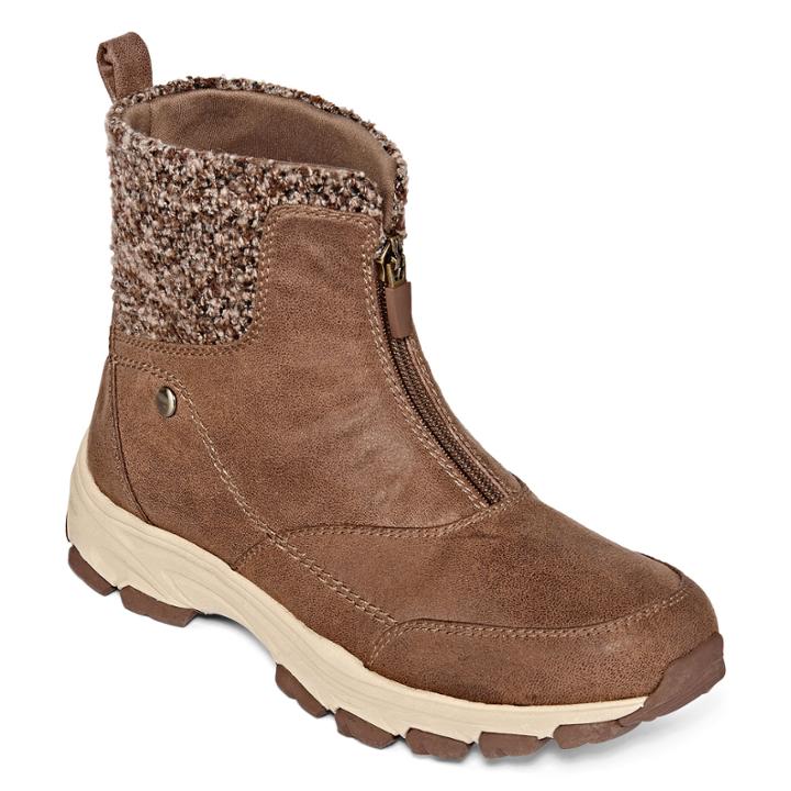 Zibu&trade; Sira Zip-up Booties