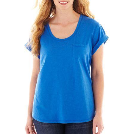 A.n.a Short-sleeve Boyfriend Tee - Plus