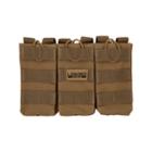Barska Cx-200 Triple Magazine Pouch,9.5 X1x8.5in, Dark Earth Bi12298