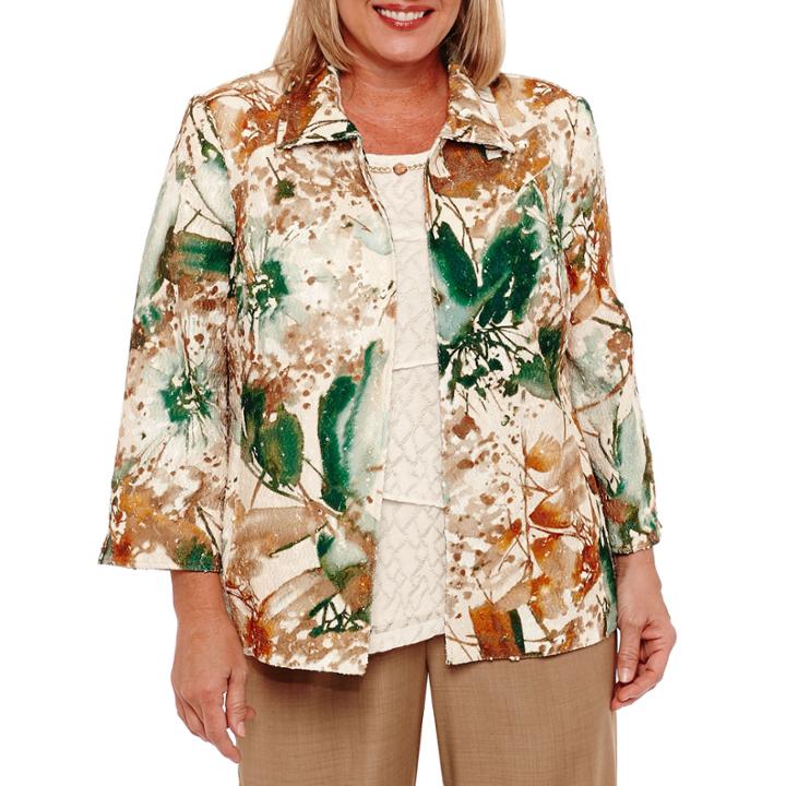 Alfred Dunner Emerald Isle Blazer-plus