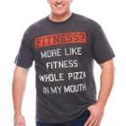 Short Sleeve Humor Graphic T-shirt-big And Tall