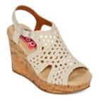 Pop Cher Ankle Strap Wedge Sandals