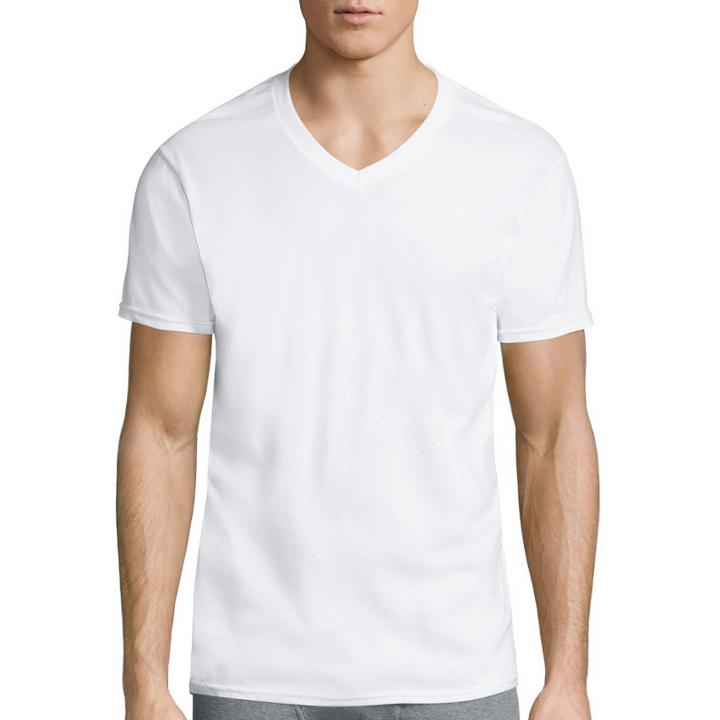 Gildan 4-pk. Platinum Short-sleeve V-neck T-shirts
