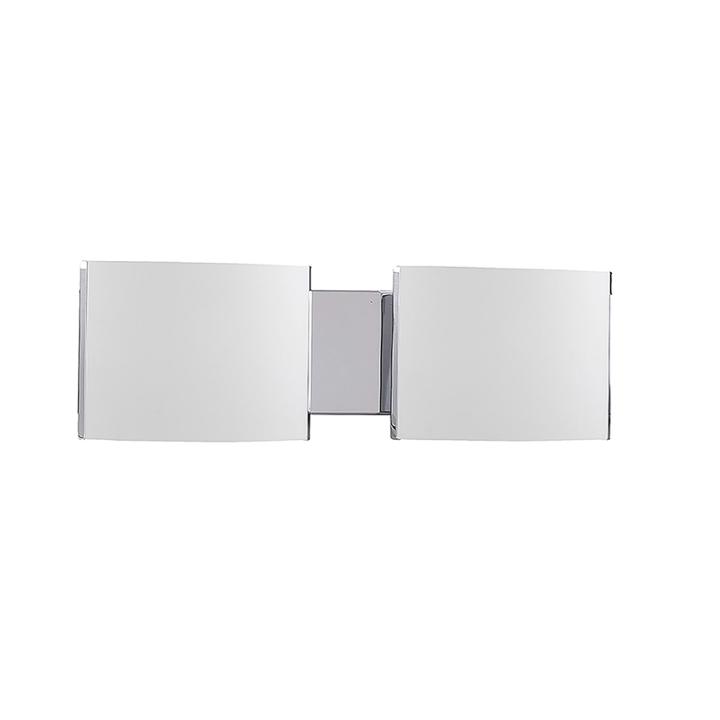 Aurora 2-light Chrome Bath Vanity