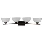 Mickayla 4-light Brown Bath Vanity