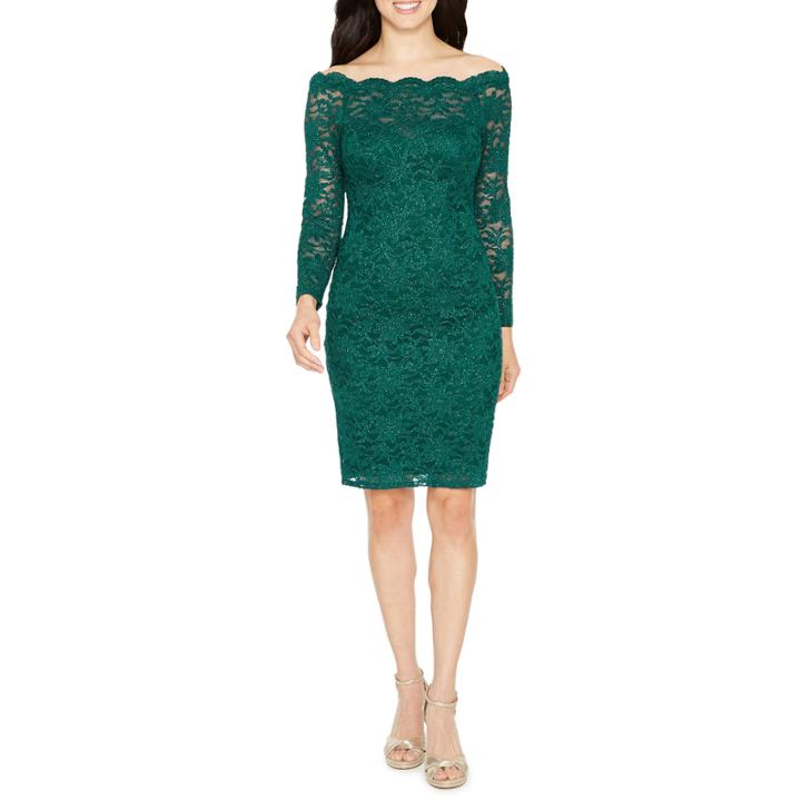 Decoded Long Sleeve Sheath Dress