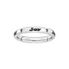 Sterling Silver Personalized Cross Ring
