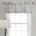 Half Moon Edward Trellis Room Darkening Valance Single 52x18+ 2 Inch Header