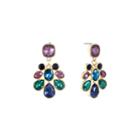 Monet Jewelry Multi Color Chandelier Earrings