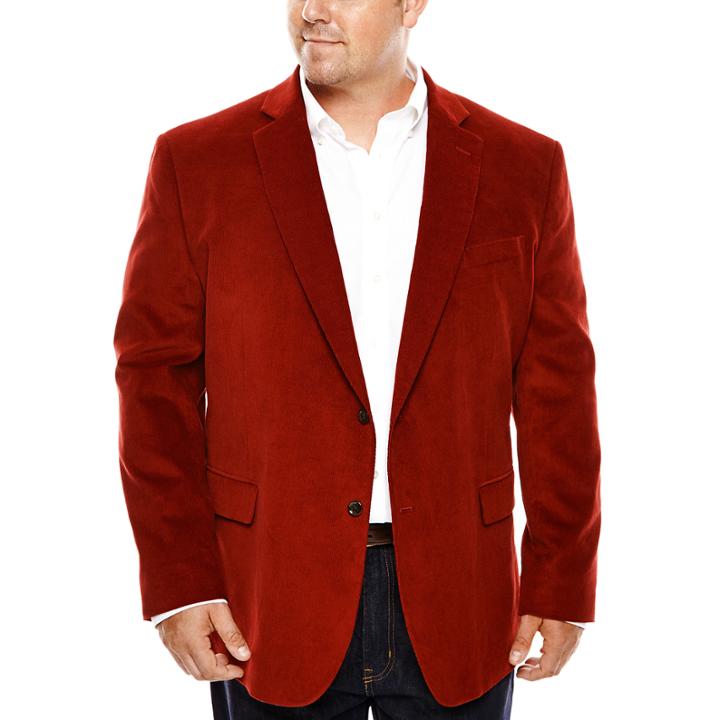 Stafford Signature Corduroy Sport Coat - Big