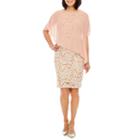 Ronni Nicole 3/4 Sleeve Floral Sheath Dress