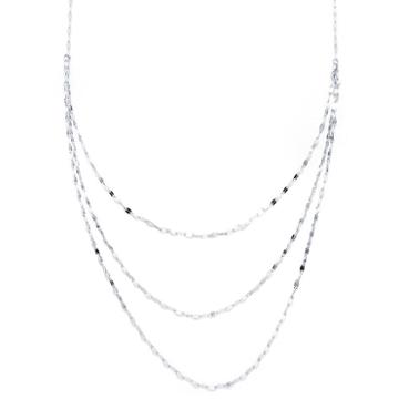 Silver Reflections Silver Reflection Silver Over Brass 25 Inch Chain Necklace
