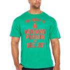 Xmas Morning Person Short Sleeve Graphic T-shirt-big And Tall