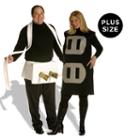 Plug & Socket Couples Set Adult Plus Costume - Plus