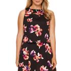 Decree Sleeveless Scuba Cut-out Top - Juniors Plus
