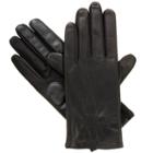 Isotoner Stretch Leather Glove With Smartouch Technology